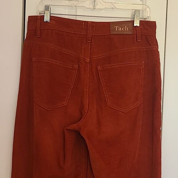 Tach Clothing Palma Pant Ruffle Corderoy Rust Colored Size L - Picture 9 of 14